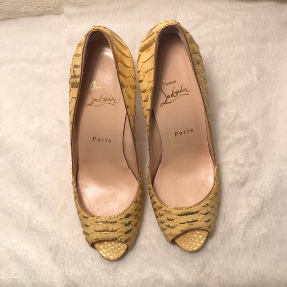 Christian Louboutin peep toe pumps - Picture 2 of 8